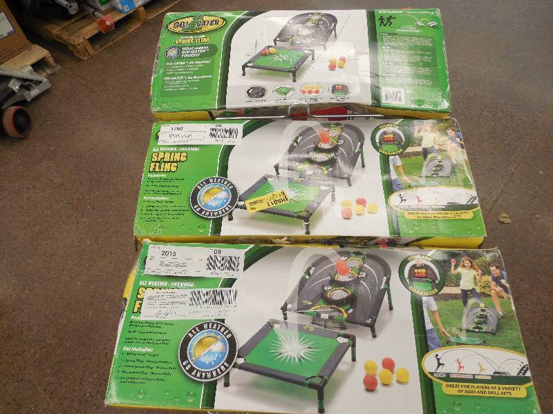 (3) GO GATER SPRING FLING GAME SETS