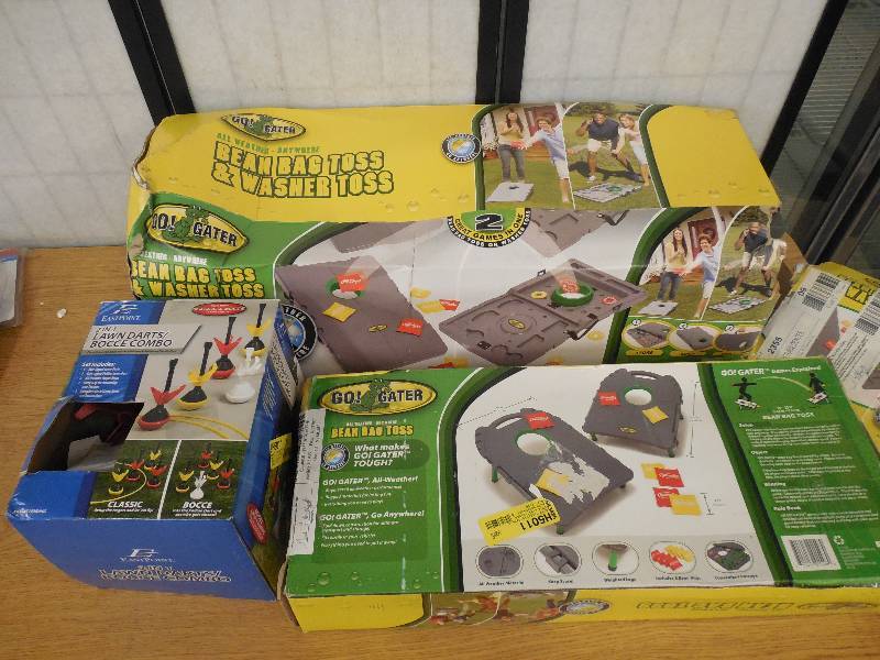 (3) OUTDOOR GAME SETS