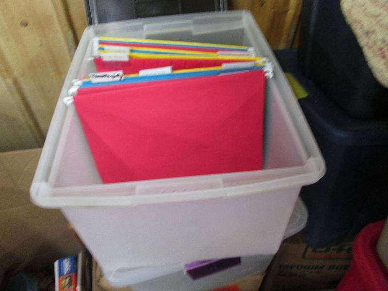 Portable File with hanging folder, ...