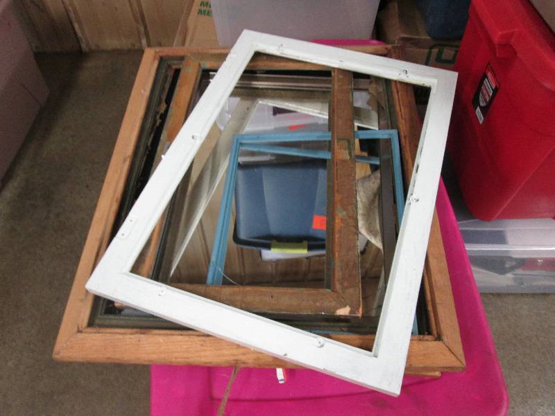 Lot o f rustic frames for crafts, B...