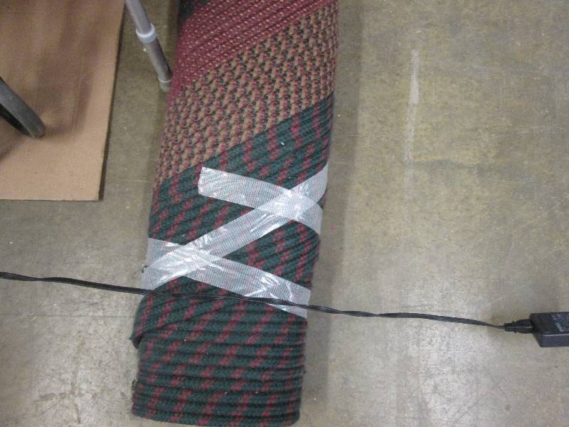 Greendark red oval 11x14 braided...