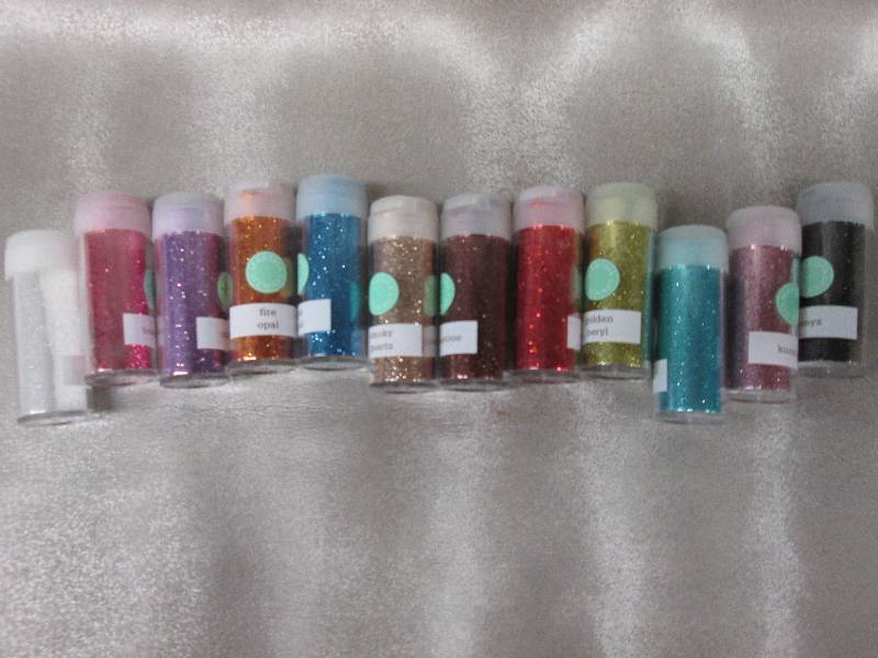 Lot of assorted colors glitter...