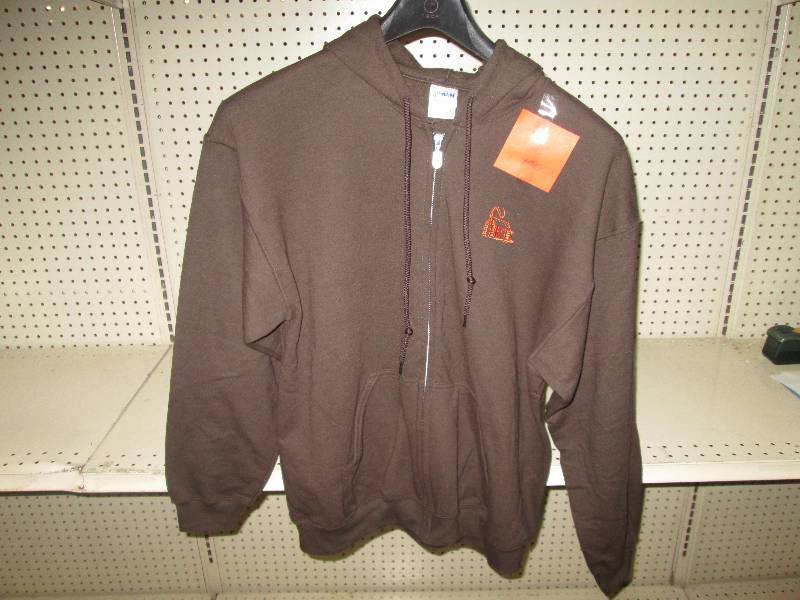Brown full zip sweatshirt Size L He...