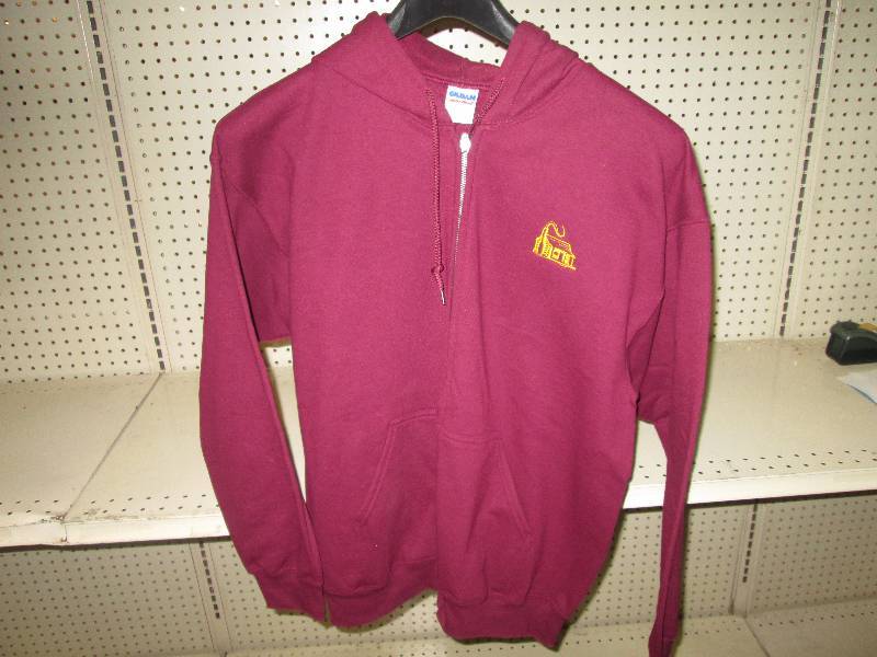 Red full zip sweatshirt Size L Heav...