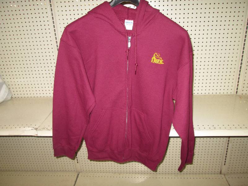 Red full zip sweatshirt Size L Heav...