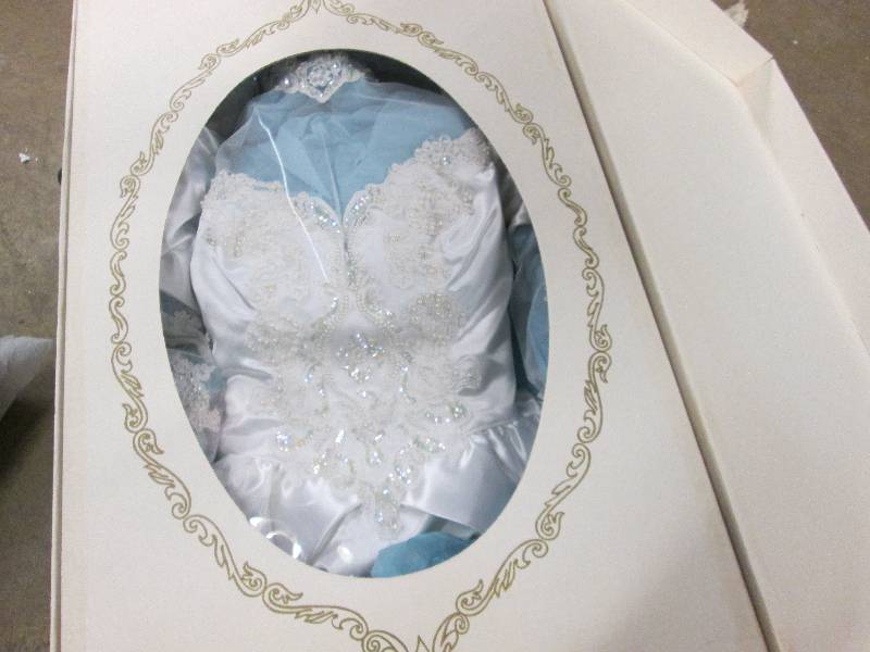 Wedding Dress Preserved In Keepsake Vintage Furniture
