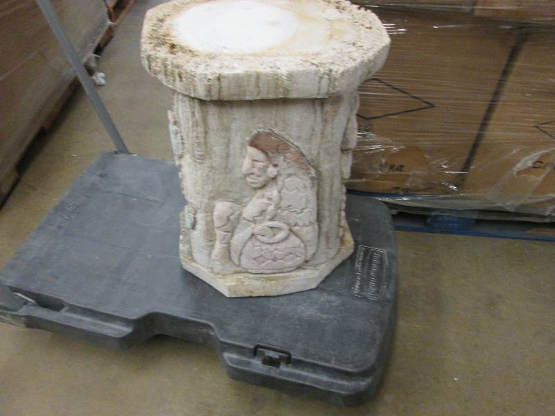 Unique pedestal plant stand...