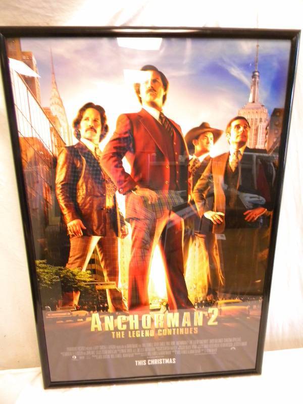 lot 234 image: Movie Poster - Anchorman 2