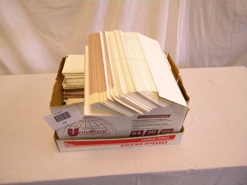 lot 252 image: Scrap Paper