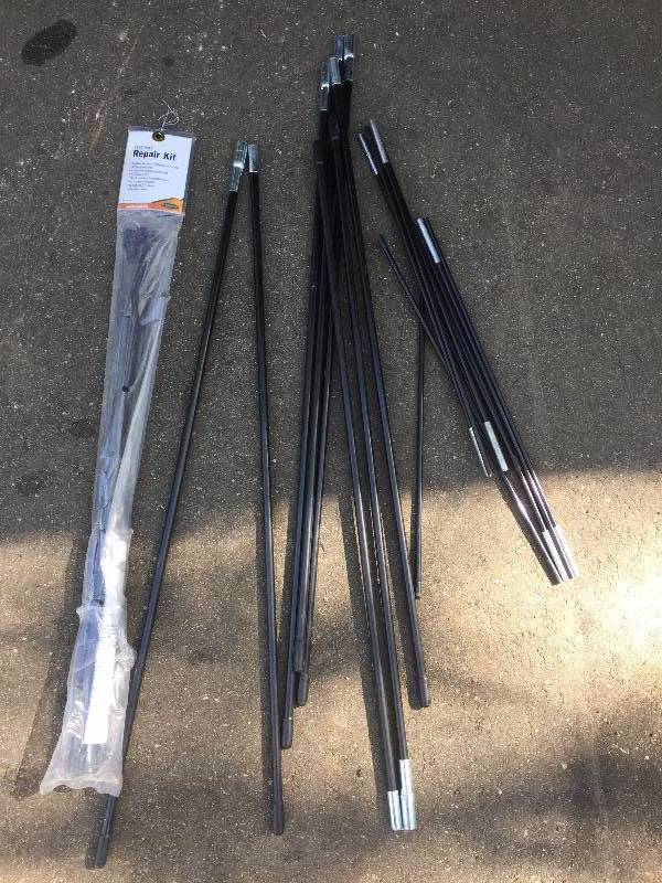 lot 5 image: Lot of Tent Repair Pole Kits