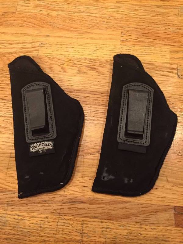 lot 67 image: Lot of two Uncle Mikes Holsters