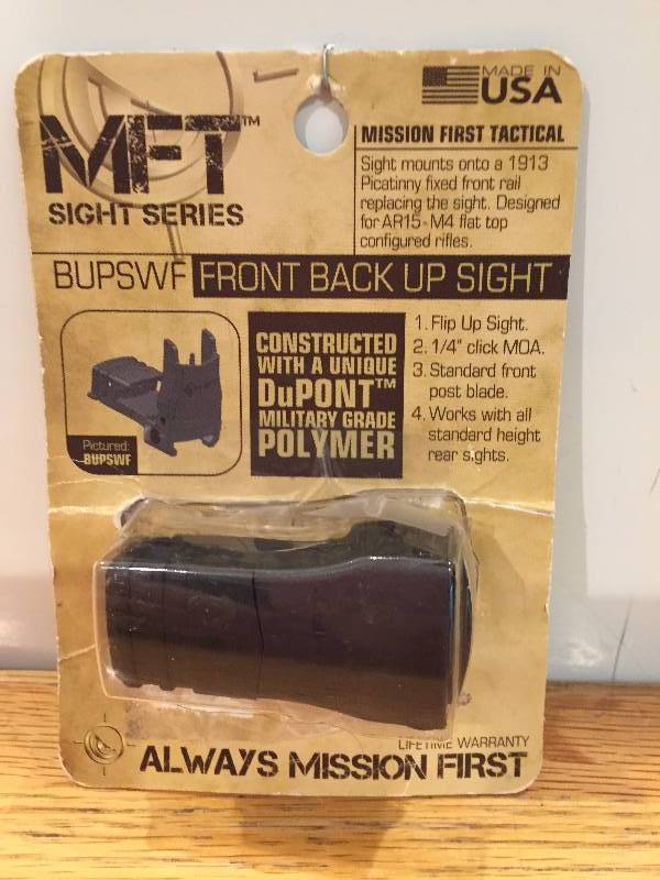 lot 119 image: Mission First Tactical Front Back Up Sight