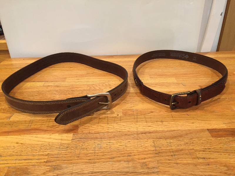 lot 120 image: Lot of two Belts