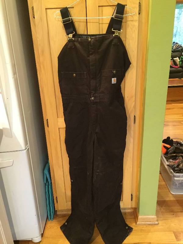 lot 136 image: Womens Brown Carhartt Bibs