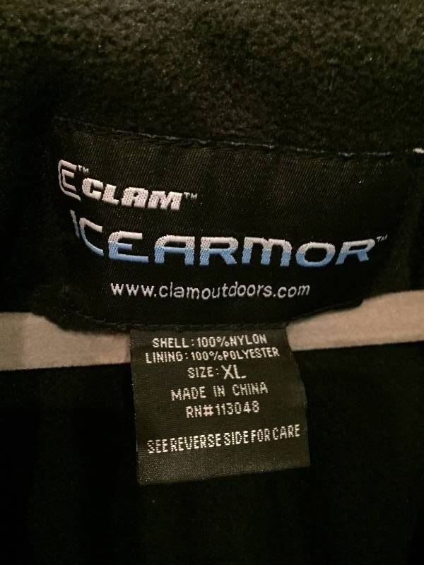 lot 142 image: Mens Clam Ice Armor Jacket