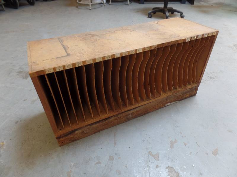 lot 657 image: Wooden Sorter