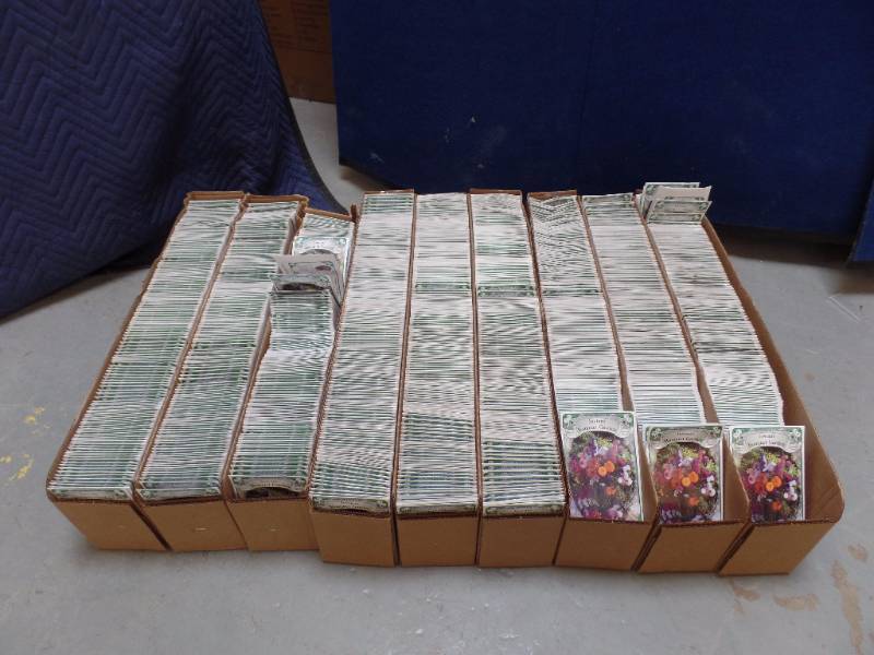 lot 667 image: Flower Seed Packets