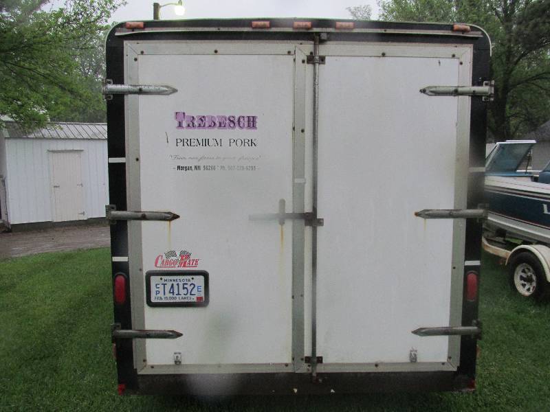 lot 4 image: 2003 Cargo Mate 16 ft. Enclosed Trailer