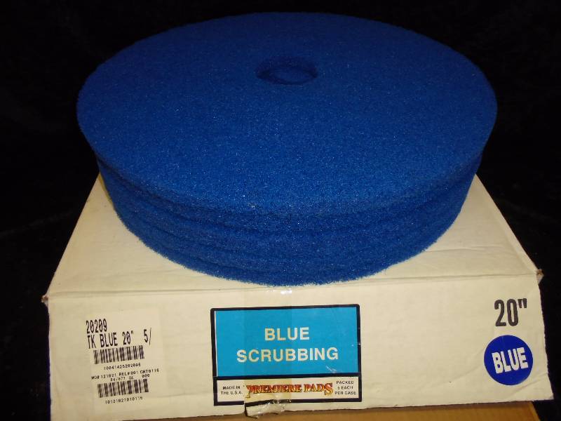 Lot - 20 Blue Scrubbing Pads