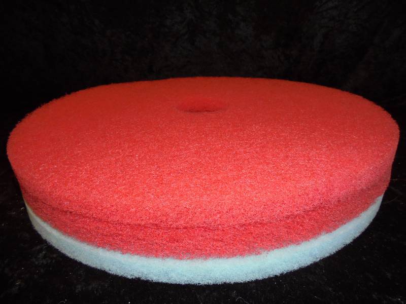 Lot - 20 Floor Matenance Pads (2 red, 1blue)