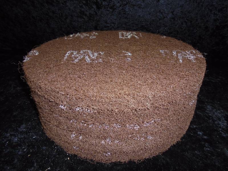 Lot - 13 Brown Stripping Pads