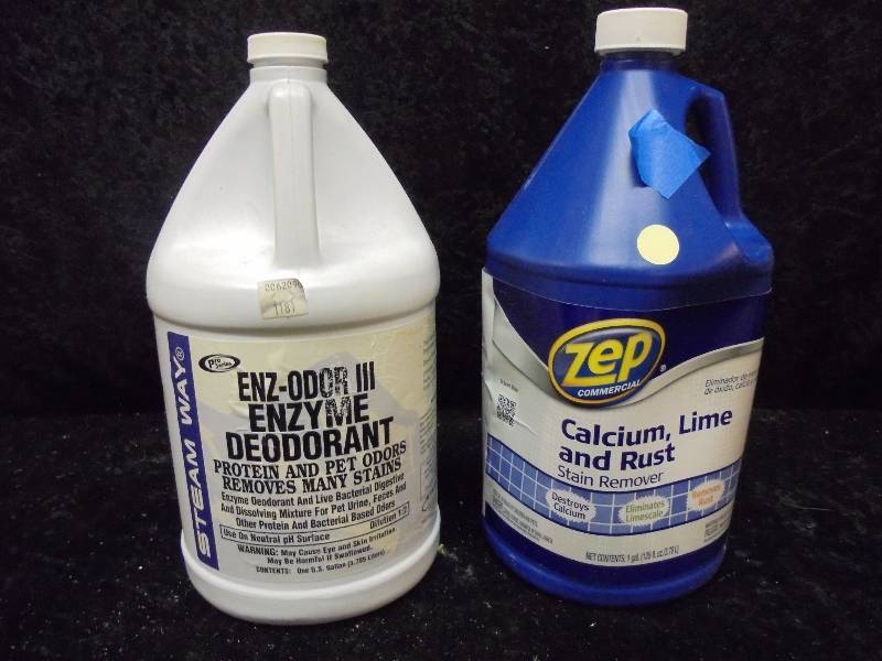 Lot - Zep Stain Remover & Enzyme Deordorant