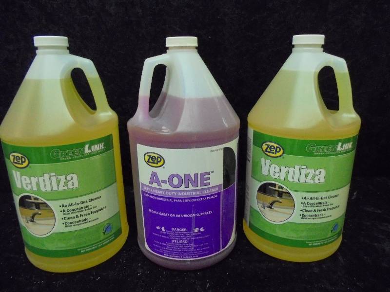 Lot -Zep Verdiza & A-One Cleaner