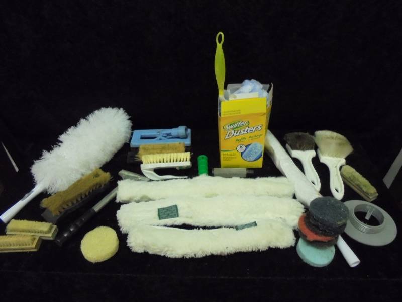Lot - Misc Feather Dusters etc