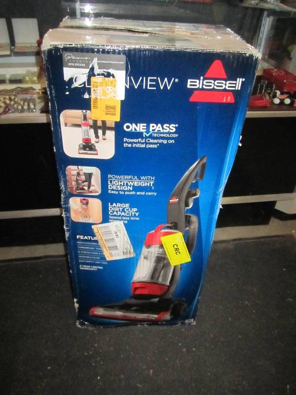 lot 72 image: bissell vacuum cleaner new in box...