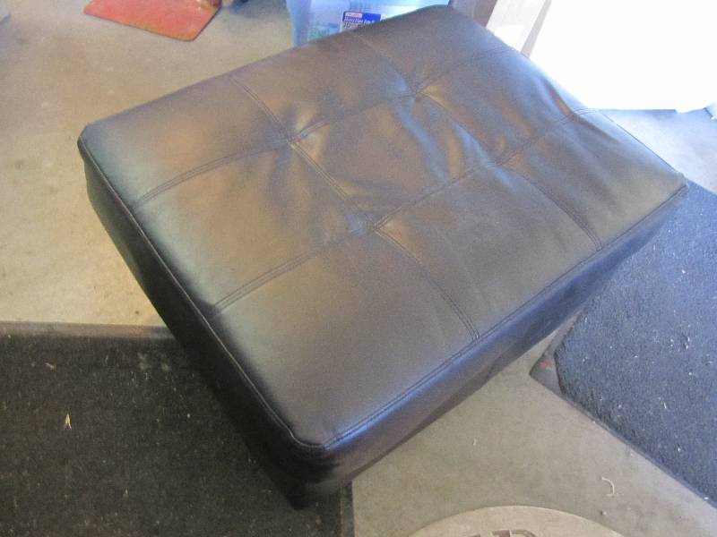 lot 74 image: small foot stool black ...