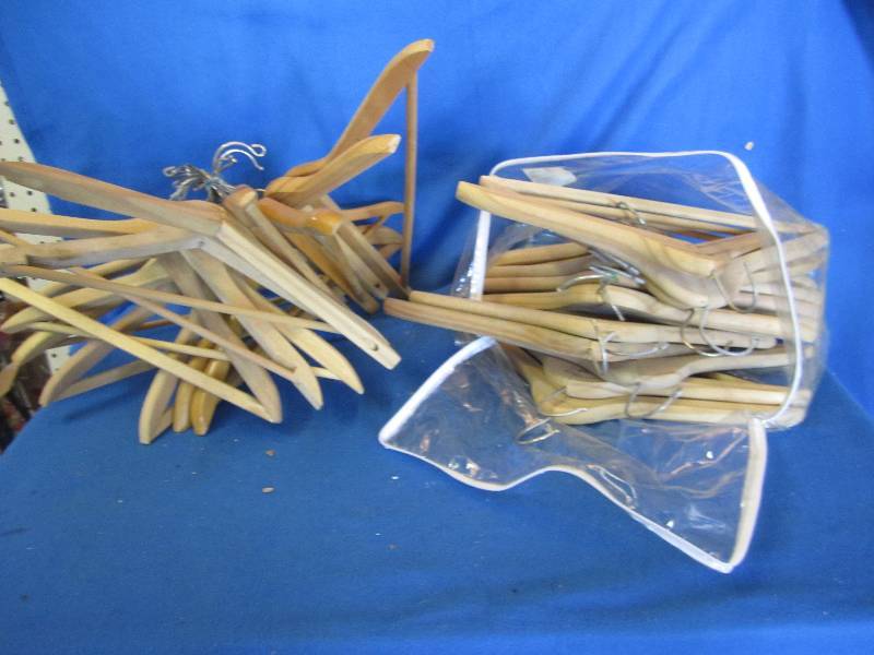 lot 146 image: Lot of wooden hangers...