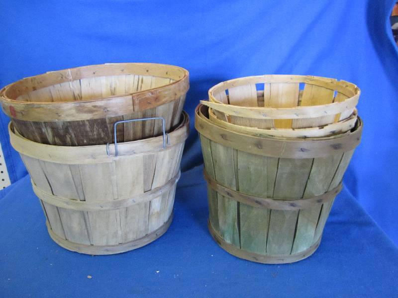 lot 148 image: Wood baskets...
