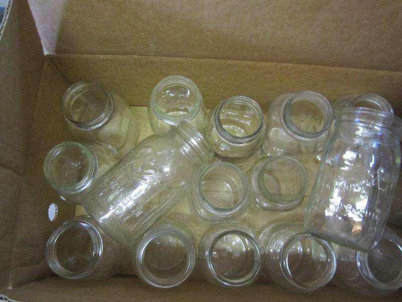 lot 168 image: Lot of canning jars...