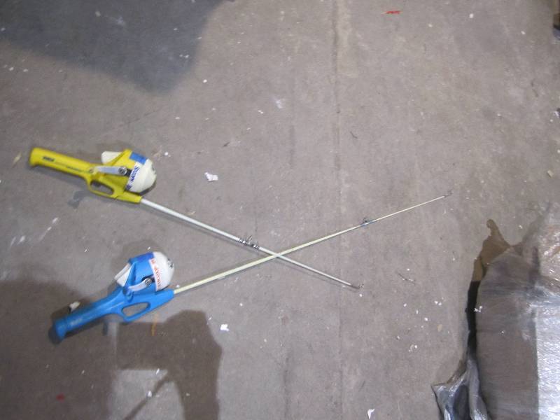 lot 185 image: 2 mickey mouse and snoopy fishing p...