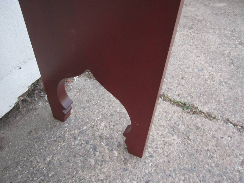 lot 460 image: Display table, 41 x 14 top...