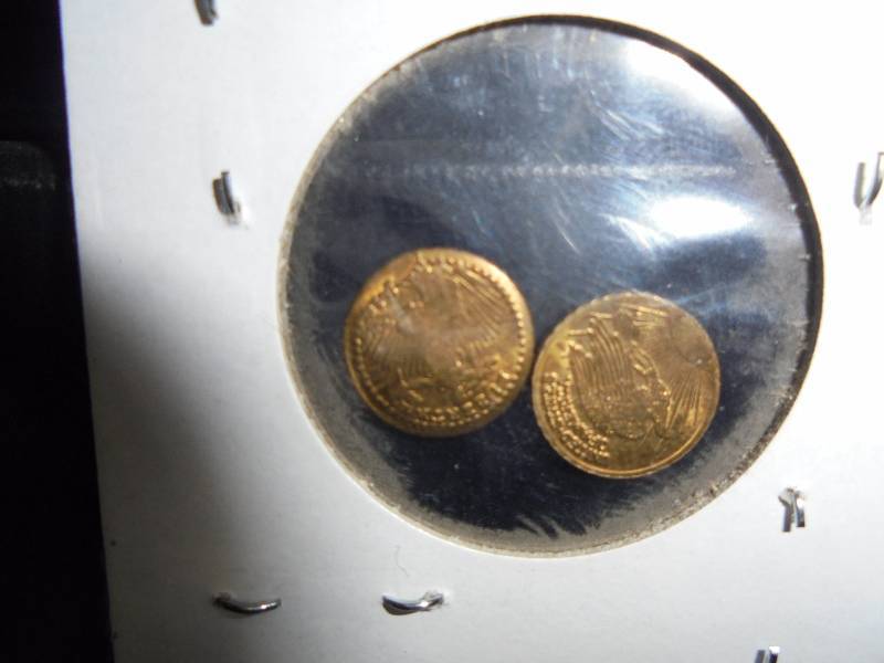 Pair Saint Gauden Minis