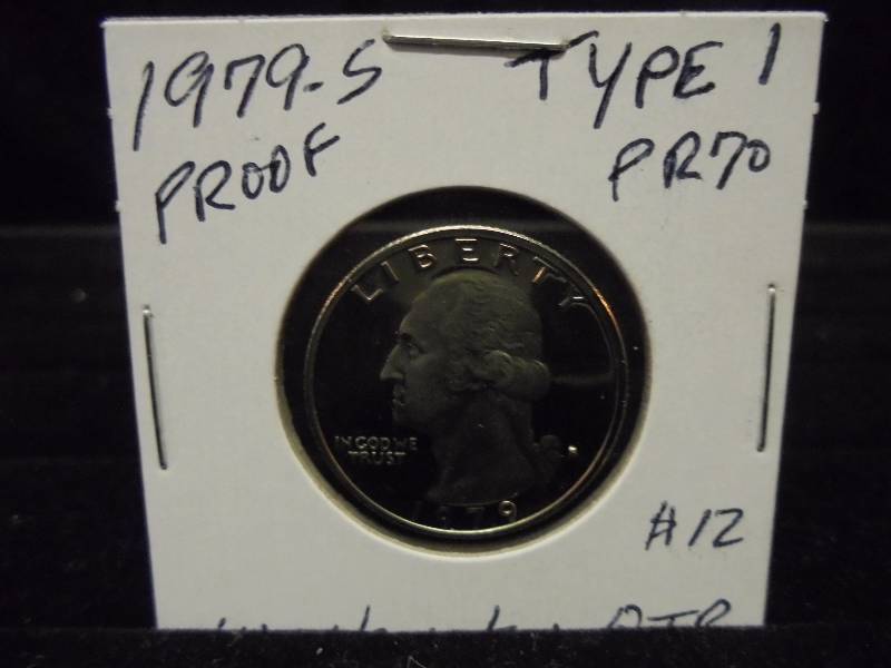 Washington Quarter Silver Proof - 1979S, Type 1, PR-70