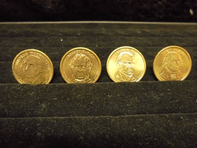 Lot - 4 Presidential Dollars