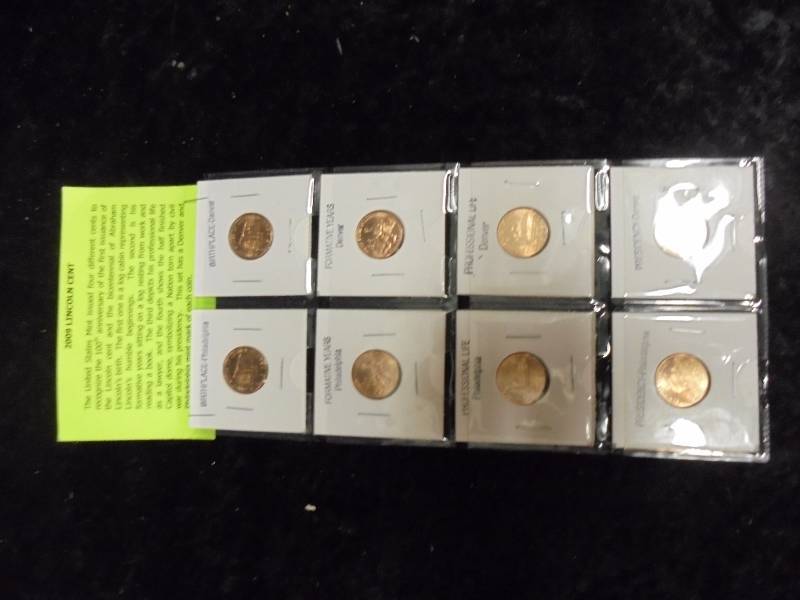 2009 Lincon Cent Series (8 coins)