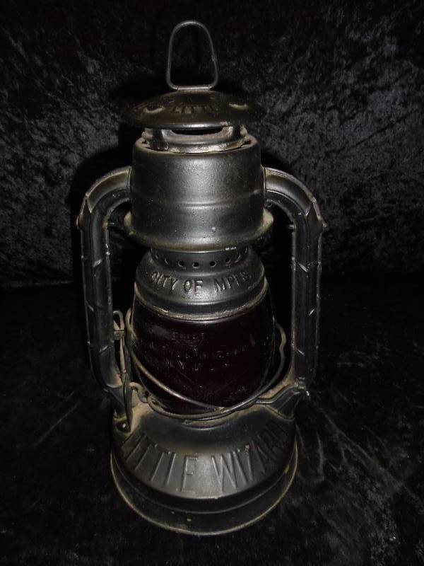 lot 2 image: Little Wizard City of Mpls Red Globe Lantern