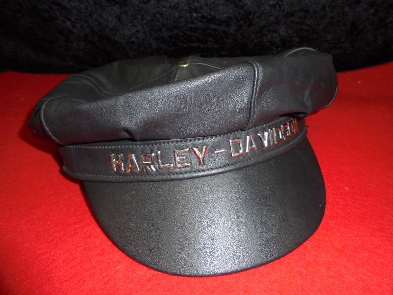 lot 12 image: Genuin Harley Davidson Hat, Leather, Sz X-Large