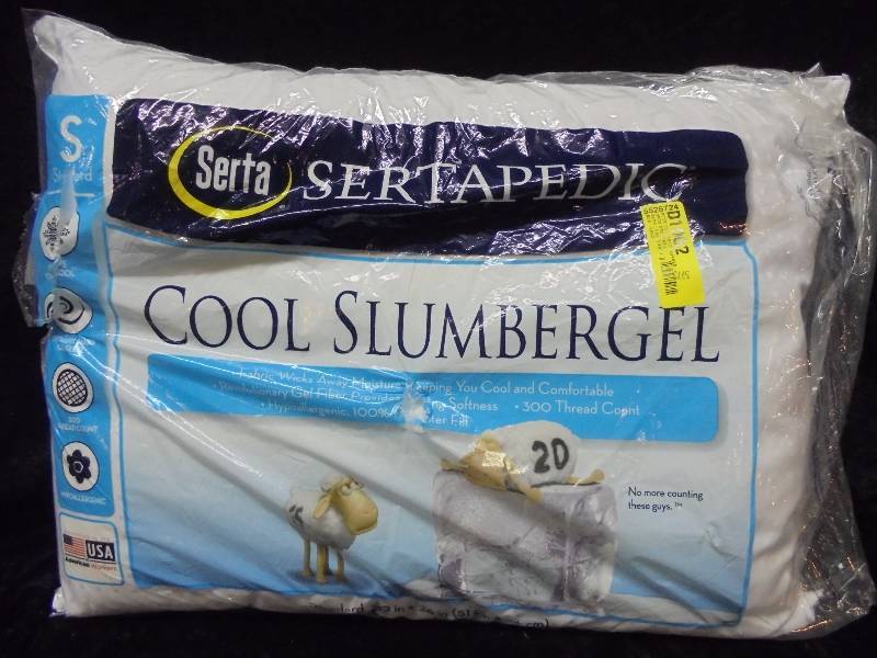 lot 57 image: Sertapedic Cool Slumber Pillow - Standard
