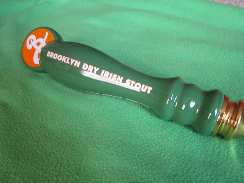 Brooklyn dry irish stout beer tap...