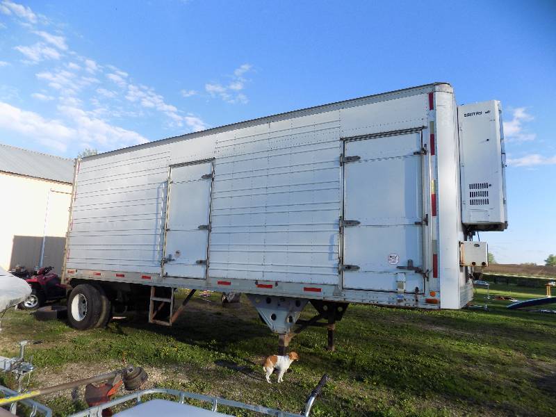 1993 Utility 28ft. Semi Reefer Trailer
