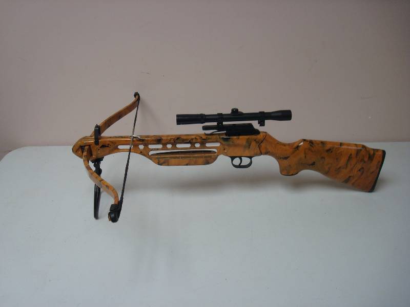 lot 28 image: Hou Shiueh Crossbow, Untested, I Tried To Pull It Back, But It Was Tight, Unsure Of Working Condition