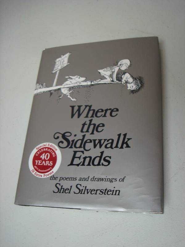 lot 83 image: Where The Sidewalk Ends Hardcover Book