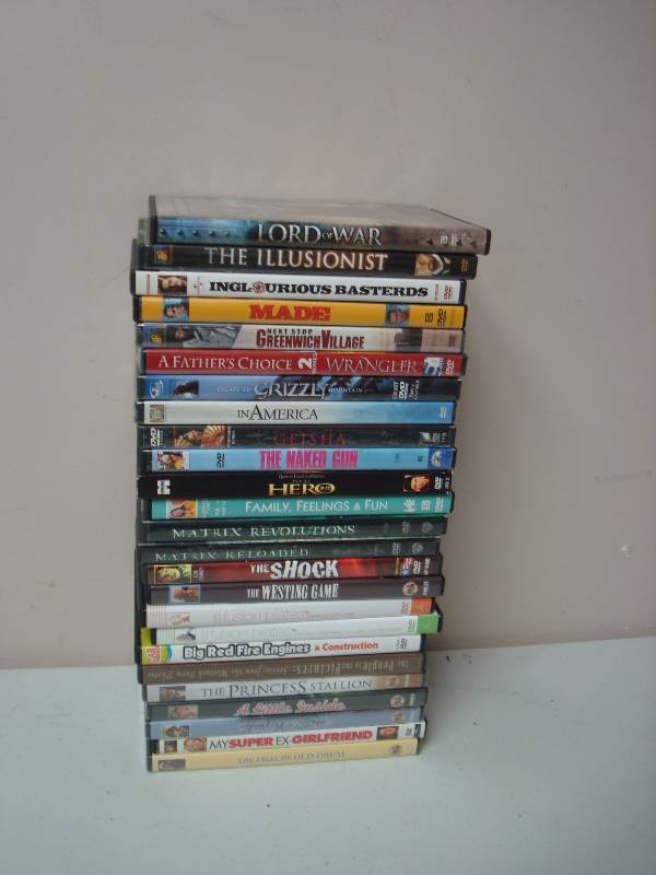 lot 84 image: Lot Of 25 DVDs, Good Condition, Some New