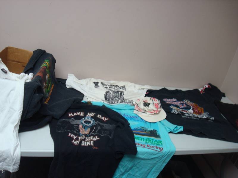 lot 93 image: Lot Of Vintage Sturgis And Motorcycle Shirts