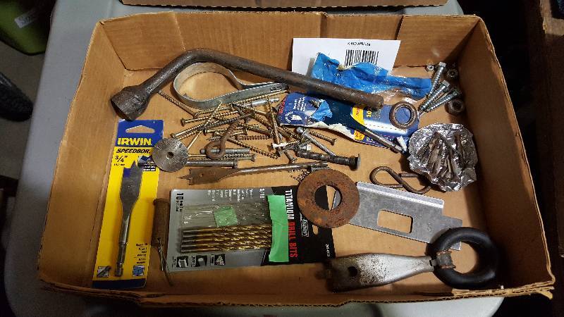 Drill bits, screws, and misc�