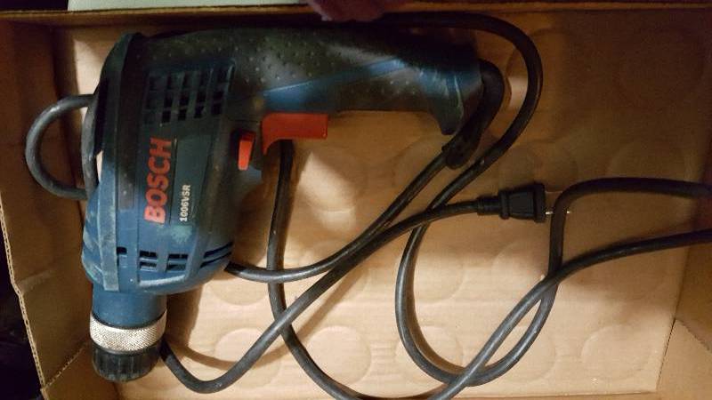 Used Bosch power drill w cord